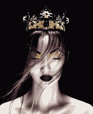 Картини за номерами "Принцеса Азії" Artissimo з золотою фарбою полотно на підрамнику 50x60 см PNХ3600 в інтернет-магазині "Я - Picasso"