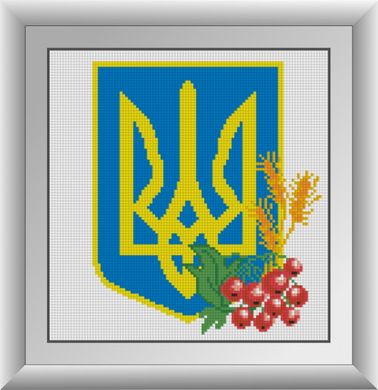 Алмазна мозаїка "Герб України" Dream Art в коробці 30084 в інтернет-магазині "Я - Picasso"