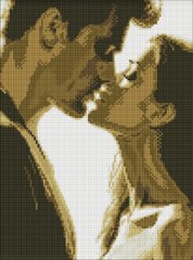 Алмазная мозаика "Нежный поцелуй" Идейка полотно на подрамнике 30x40см AMO7873 в интернет-магазине "Я - Picasso"