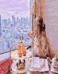 Картина по номерам - Завтрак с видом мечты 40x50см в интернет-магазине "Я - Picasso"