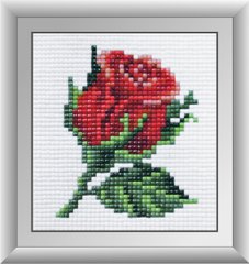 Алмазна мозаїка "Червона трояндочка" Dream Art 30432M в інтернет-магазині "Я - Picasso"