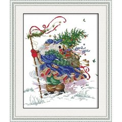 Різдво Набір для вишивання хрестиком з друкованою схемою на тканині Joy Sunday RA058 в інтернет-магазині "Я - Picasso"