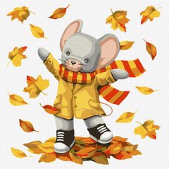 Картина за номерами "Улюблена осінь ©tanya_bonya" Ідейка полотно на підрамнику 30x30см КНО2388 в інтернет-магазині "Я - Picasso"