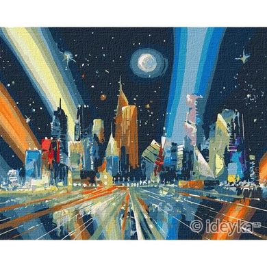 Картина по номерам - Лучи мегаполиса © Игорь Сокольский 40х50 в интернет-магазине "Я - Picasso"