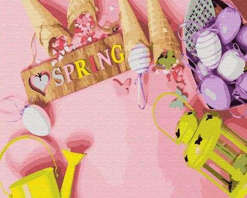 Картина за номерами "Весняний флетлей" BrushMe полотно на підрамнику 40х50см GX34764 в інтернет-магазині "Я - Picasso"