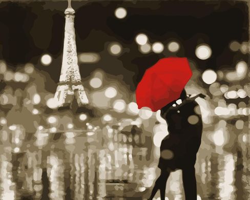 Картина за номерами "Романтичний Париж" ArtStory подарункова упаковка 40x50см AS0047 в інтернет-магазині "Я - Picasso"