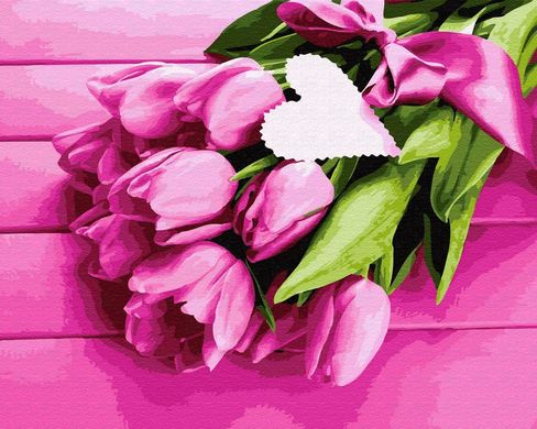 Картина за номерами "Тюльпани для коханої" BrushMe полотно на підрамнику 40x50см GX32480 в інтернет-магазині "Я - Picasso"