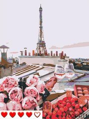 Картини за номерами "Романтична зустріч" Барви полотно на підрамнику 40x50 см 0004П1 в інтернет-магазині "Я - Picasso"