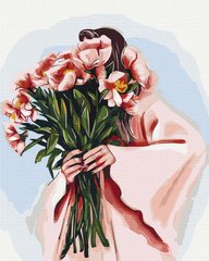 Картина за номерами "Весенний образ. Alla Berezovska" BrushMe полотно на підрамнику 40х50см BS53448 в интернет-магазине "Я - Picasso"