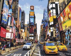 Картина за номерами "Життя Таймс-сквер" BrushMe полотно на підрамнику 40x50см GX5377 в інтернет-магазині "Я - Picasso"