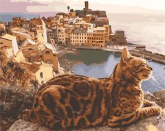 Картина за номерами "Кіт на відпочинку" ArtStory подарункова упаковка 40x50см AS1021 в інтернет-магазині "Я - Picasso"