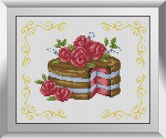 Алмазна мозаїка "Тортик з трояндами" Dream Art в коробці 31617 в інтернет-магазині "Я - Picasso"