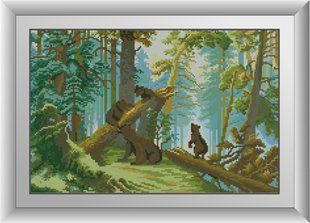 Алмазна мозаїка "Ранок в сосновому лісі" Dream Art в коробці 30607 в інтернет-магазині "Я - Picasso"