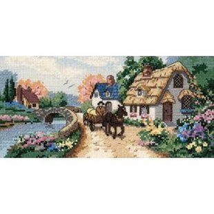 Тихая деревушка. Набор для вышивания крестом. Classic Design (4364) в интернет-магазине "Я - Picasso"