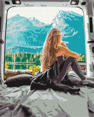 Картина за номерами " Гірський ранок" BrushMe полотно на підрамнику 40х50см BS52321 в інтернет-магазині "Я - Picasso"