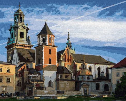 Картина за номерами "Вавельський замок в Кракові" BrushMe полотно на підрамнику 40х50см GX34815 в інтернет-магазині "Я - Picasso"