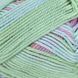 Пряжа Cotton Queen Multi Jacquard/Коттон Квін мульті жакард, бузковий-блакитний-салатовий мультиколор 10481, Performance