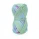 Пряжа Cotton Queen Multi Jacquard/Коттон Квін мульті жакард, бузковий-блакитний-салатовий мультиколор 10481, Performance
