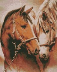 Алмазная мозаика "Пара коней" Идейка 40x50см AMO7002 в интернет-магазине "Я - Picasso"