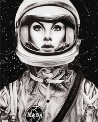 Картина за номерами "Космонавтка" BrushMe полотно на підрамнику 40x50см GX35333 в інтернет-магазині "Я - Picasso"
