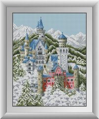 Алмазна мозаїка "Зимовий Нойшванштайн" Dream Art в коробці 31041 в інтернет-магазині "Я - Picasso"