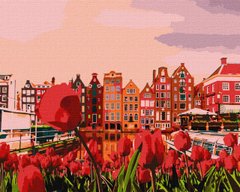 Картина за номерами "Вечірній Амстердам" Ідейка полотно на підрамнику 40x50см KHO2863 в інтернет-магазині "Я - Picasso"