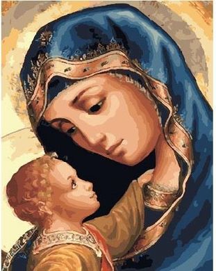 Картина за номерами "Матір Божа" BrushMe полотно на підрамнику 40x50см GX25582 в інтернет-магазині "Я - Picasso"