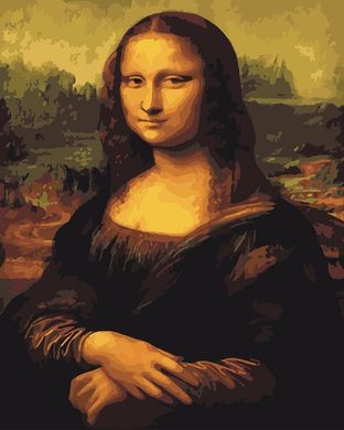 Картина за номерами "Мона Ліза" BrushMe полотно на підрамнику 40x50см G241 в інтернет-магазині "Я - Picasso"