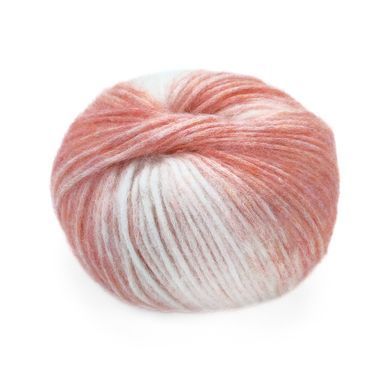 Пряжа Boutique Wool/Бутік Вул, лососевий-молочний КВ05, Knit Me
