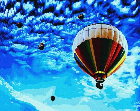 Картина за номерами "Політ в синє небо" BrushMe полотно на підрамнику 40х50см GX32837 в інтернет-магазині "Я - Picasso"