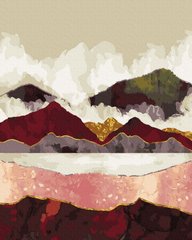 Картина за номерами "Багровые горы" BrushMe полотно на підрамнику 40х50см GT66148 в інтернет-магазині "Я - Picasso"