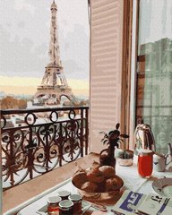 Картина за номерами "Десерт в Парижі" BrushMe полотно на підрамнику 40x50см GX29704 в інтернет-магазині "Я - Picasso"