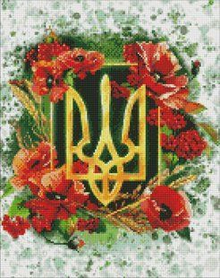Алмазная мозаика "Цветущий трезубец" Идейка холст на подрамнике 40x50см AMO7520 в интернет-магазине "Я - Picasso"