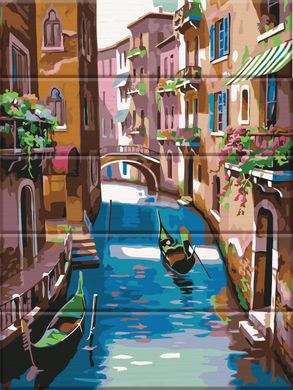 Картина за номерами на дереві "Венеція" ArtStory подарункова упаковка 30x40см ASW040 в інтернет-магазині "Я - Picasso"