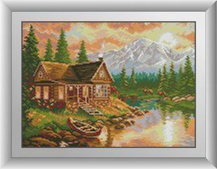 Алмазна мозаїка "Вечір в горах" Dream Art в коробці 30397 в інтернет-магазині "Я - Picasso"