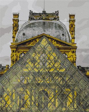 Картина за номерами "Піраміда Лувра" BrushMe полотно на підрамнику 40х50см BS52517 в інтернет-магазині "Я - Picasso"