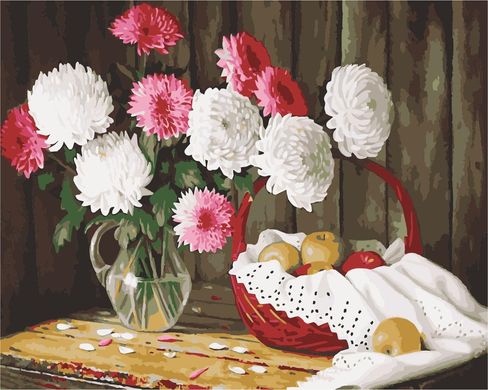 Картина по номерам - Хризантемы 40x50см в интернет-магазине "Я - Picasso"
