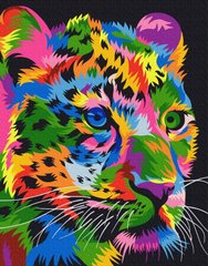 Картина за номерами "Плямистий леопард" BrushMe полотно на підрамнику 40x50см GX35773 в інтернет-магазині "Я - Picasso"