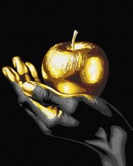 Картина за номерами "Золотий фрукт" BrushMe із золотою фарбою на чорному полотні 40x50см BSB0011 в інтернет-магазині "Я - Picasso"