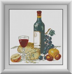Алмазна мозаїка "Сир і вино" Dream Art в коробці 31017 в інтернет-магазині "Я - Picasso"