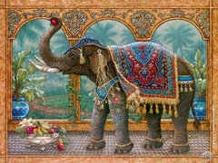 Алмазная мозаика "Индийский слон" Алмазная мозаика 40x50см DM-188 в интернет-магазине "Я - Picasso"