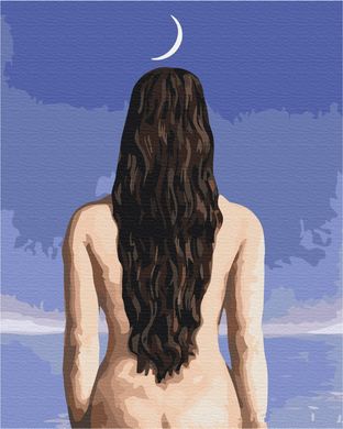 Картина за номерами " Вечірня сукня. Рене Магрітт" BrushMe полотно на підрамнику 40х50см BS52408 в інтернет-магазині "Я - Picasso"