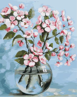 Картина за номерами "Квіти сакури" ArtStory подарункова упаковка 40x50см AS0844 в інтернет-магазині "Я - Picasso"