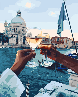 Картина за номерами "Романтика Венеції" BrushMe полотно на підрамнику 40x50см BS21611 в інтернет-магазині "Я - Picasso"