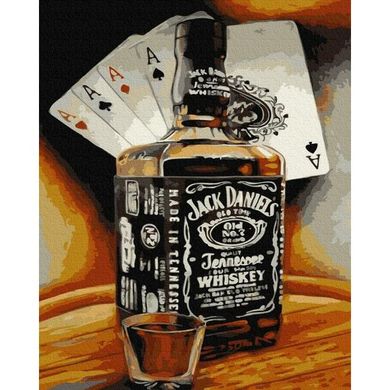 Картина по номерам - Стаканчик виски за каре в интернет-магазине "Я - Picasso"