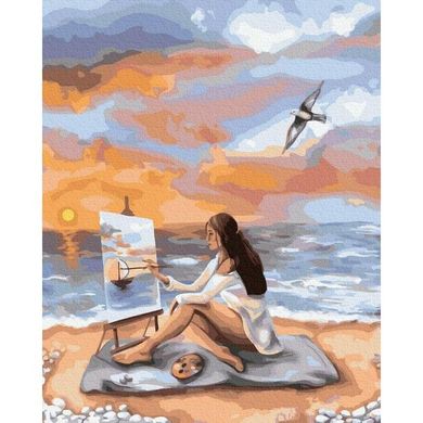 Картина по номерам "Море вдохновения" BrushMe холст на подрамнике 40x50см PGX39228 в інтернет-магазині "Я - Picasso"