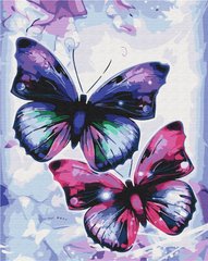 Картина за номерами "Блискучі метелики" BrushMe полотно на підрамнику 40х50см BS51407 в інтернет-магазині "Я - Picasso"