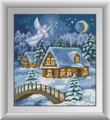 Алмазна мозаїка "Зимова ніч" Dream Art в коробці 31044 в інтернет-магазині "Я - Picasso"