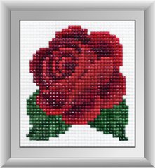Алмазна мозаїка "Червона трояндочка" Dream Art 30464M в інтернет-магазині "Я - Picasso"
