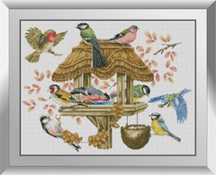 Алмазна мозаїка "Пташиний стіл" Dream Art в коробці 31633 в інтернет-магазині "Я - Picasso"